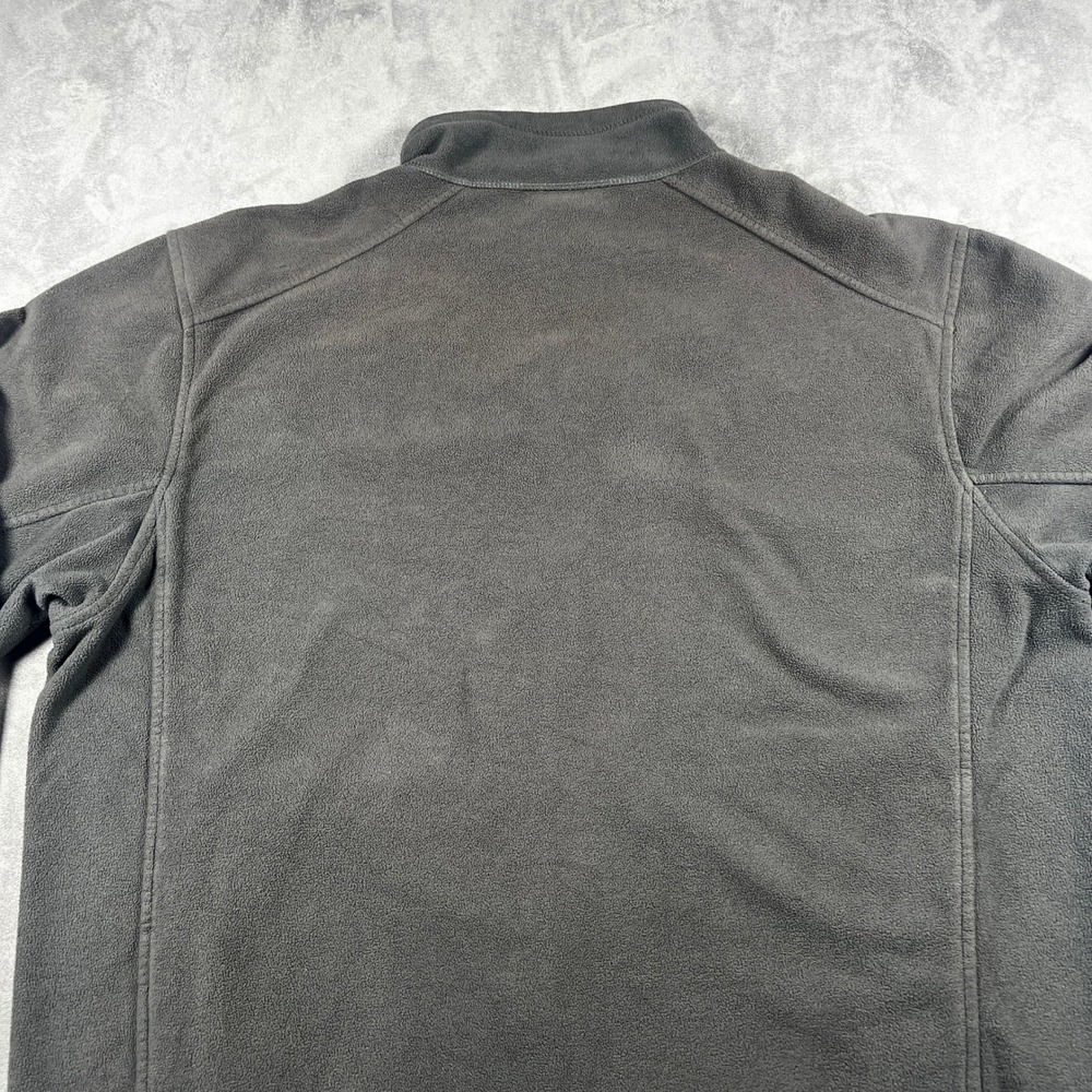REI Full Zip Fleece Jacket Mens Large Black Long Sleeve Mock Neck Pockets - Picture 5 of 14